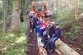 Hier können Kinder einiges über den Wald lernen