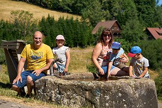 Unser Brunnen sorgt im Sommer für Erfrischung